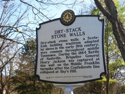 Dry-Stack Stone Walls Marker image. Click for full size.