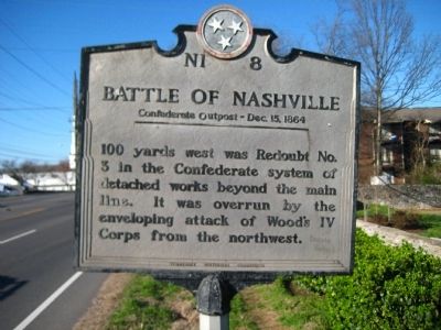 Battle of Nashville Marker image. Click for full size.