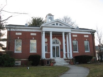 First Public Library Building in West Hartford image. Click for full size.