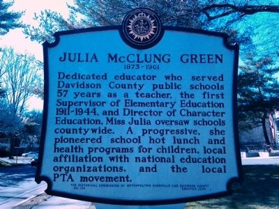 Julia McClung Green Marker image. Click for full size.