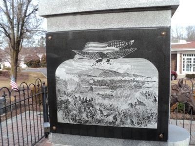Detail on Front of Monument image. Click for full size.