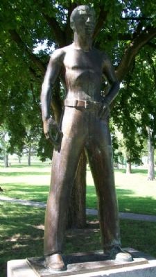 Cloud County War Memorial Statue. Click for full size. Cloud County War Memorial Statue image. Click for full size.