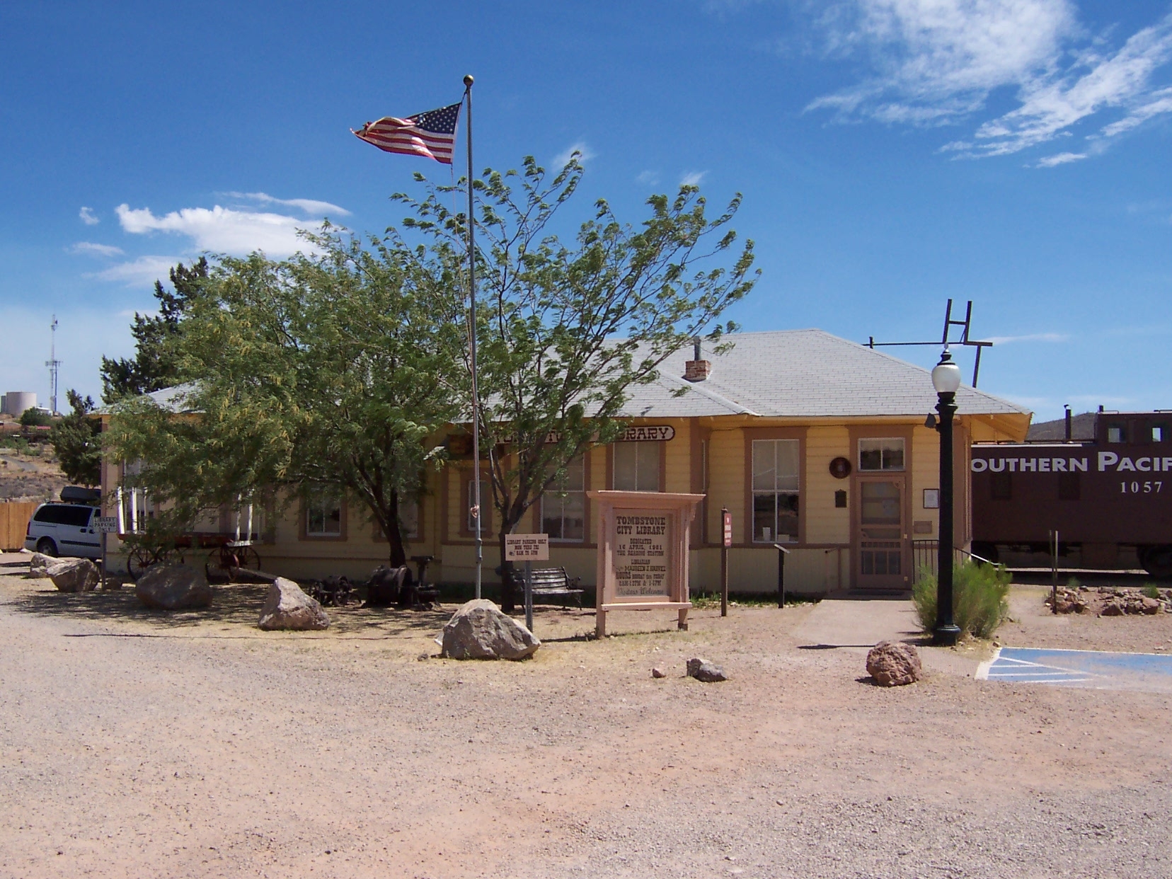 Southern Pacific Train Depot and Marker