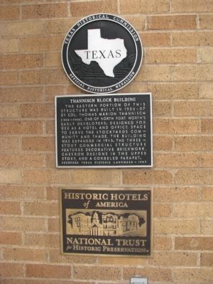 Thannisch Block Building Marker image. Click for full size.