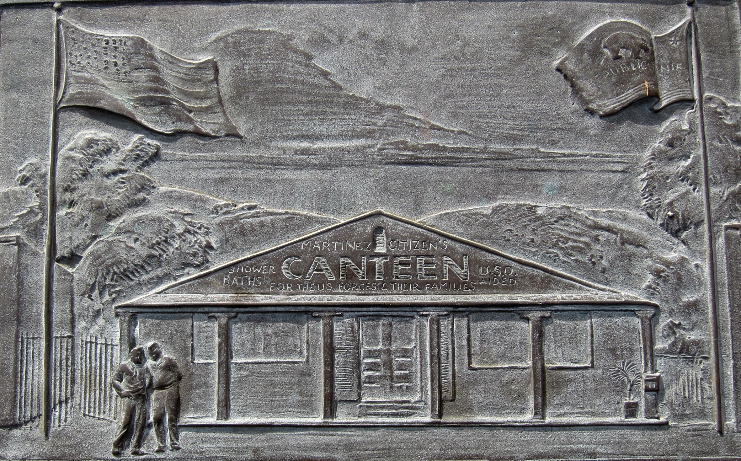 Martinez Troops-In-Transit Canteen - artwork on marker