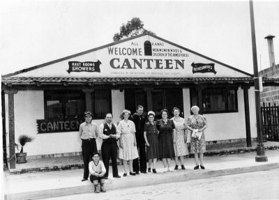 Martinez Troops-In-Transit Canteen - period photo (image courtesy of the Martinez Museum). Click for full size. Martinez Troops-In-Transit Canteen - period photo (image courtesy of the Martinez Museum) image. Click for full size.