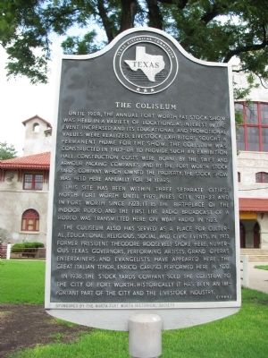 The Coliseum Marker. Click for full size. The Coliseum Marker image. Click for full size.