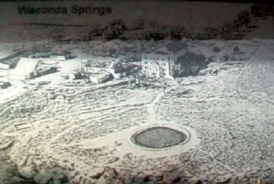 Historical Photo on Waconda Springs Marker image. Click for full size.