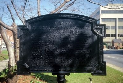 Post 3 Macon Marker image. Click for full size.
