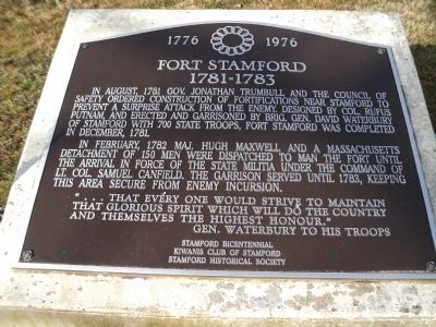 Fort Stamford Marker. Click for full size. Fort Stamford Marker image. Click for full size.