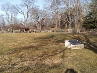 Marker in Fort Stamford Park. Click for full size. Marker in Fort Stamford Park image. Click for full size.