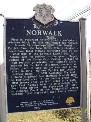 Norwalk Marker image. Click for full size.