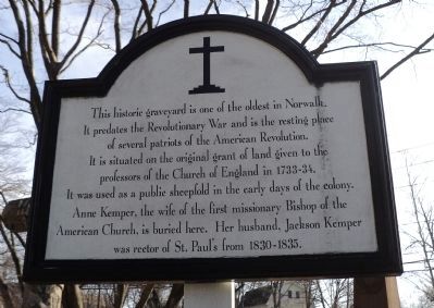 St. Paul’s Historic Graveyard Marker. Click for full size. St. Paul’s Historic Graveyard Marker image. Click for full size.