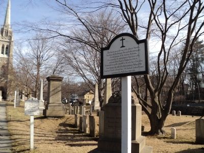 St. Pauls Historic Graveyard Marker image. Click for full size.