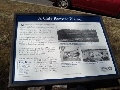 A Calf Pasture Primer Marker image. Click for full size.