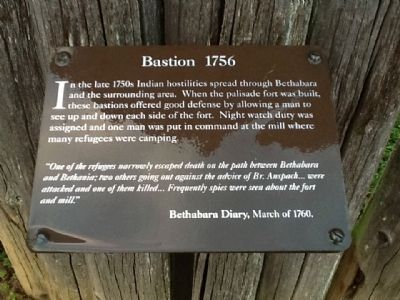 Bastion 1756 Marker. Click for full size. Bastion 1756 Marker image. Click for full size.