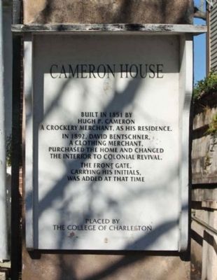 Cameron House Marker image. Click for full size.