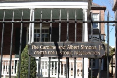 Cameron House , today The Caroline and Albert Simons, Jr. Center for Historic Preservation image. Click for full size.