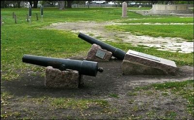 Replicas of the Twin Sisters Cannons. Click for full size. Replicas of the Twin Sisters Cannons image. Click for full size.