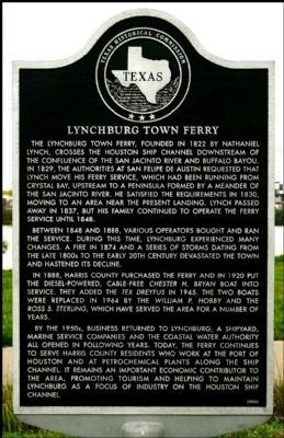 Lynchburg Town Ferry Marker image. Click for full size.