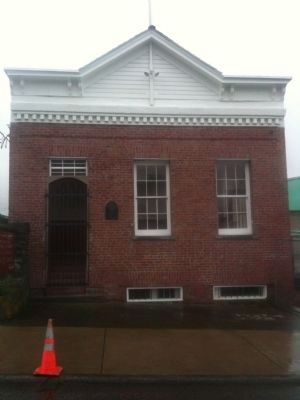 Washington State's Oldest Brick Building Marker. Click for full size. Washington State's Oldest Brick Building Marker image. Click for full size.
