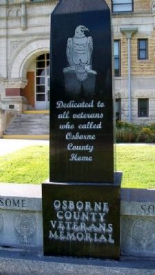 Osborne County Veterans Memorial image. Click for full size.