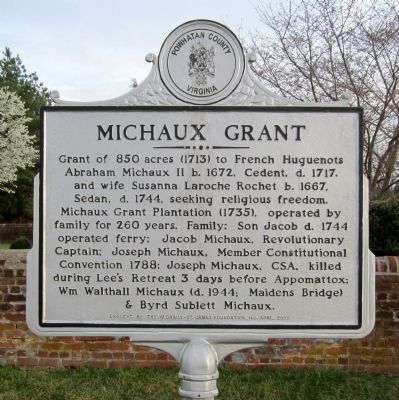 Michaux Grant Marker image. Click for full size.