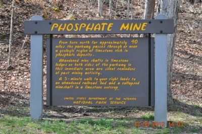 Phosphate Mine Marker image. Click for full size.
