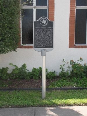 First Methodist Church of Rockport Marker image. Click for full size.