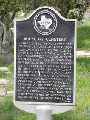 Rockport Cemetery Marker image. Click for full size.