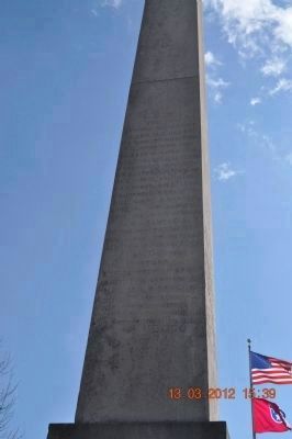 Mexican War Monument (side 1) image. Click for full size.