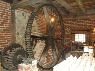 Inside of the Meadow Run Grist Mill image. Click for full size.