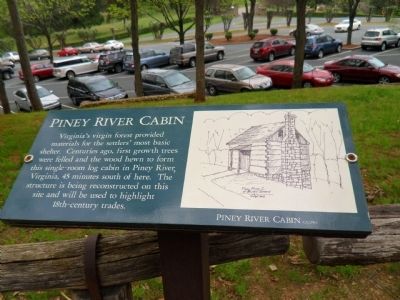 The Piney River Cabin Marker image. Click for full size.