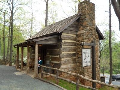 The Piney River Cabin Metal Smith Shop image. Click for full size.