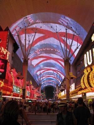 Fremont Street at Night.. Click for full size. Fremont Street at Night. image. Click for full size.