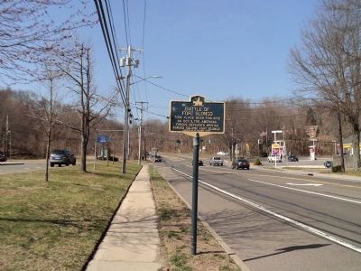 Battle of Fort Slongo Marker. Click for full size. Battle of Fort Slongo Marker image. Click for full size.