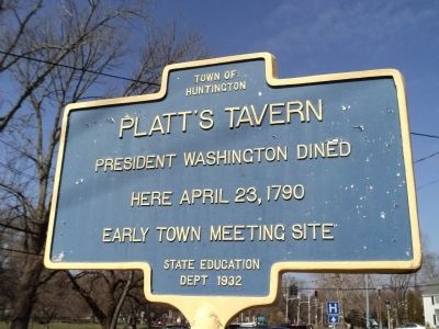 Platt’s Tavern Marker image. Click for full size.
