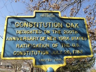 Constitution Oak Marker image. Click for full size.