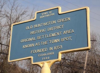 Old Huntington Green Marker image. Click for full size.