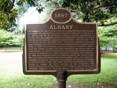 Albany Marker image. Click for full size.