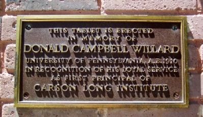 Donald Campbell Willard Marker image. Click for full size.