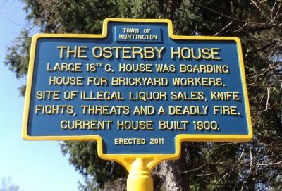 The Osterby House Marker image. Click for full size.