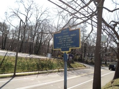 St. John’s Episcopal Church Marker. Click for full size. St. John’s Episcopal Church Marker image. Click for full size.