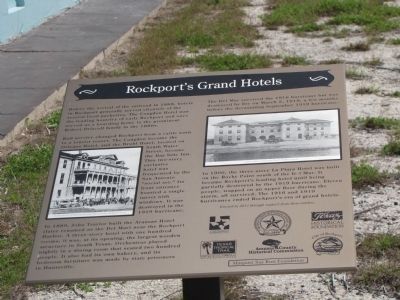 Rockport’s Grand Hotels Marker image. Click for full size.