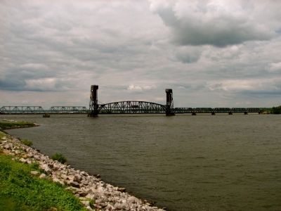 Tennessee River, Train and Industry image. Click for full size.