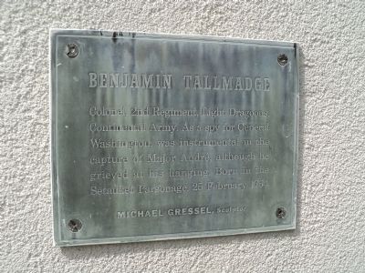 Benjamin Tallmadge Marker. Click for full size. Benjamin Tallmadge Marker image. Click for full size.