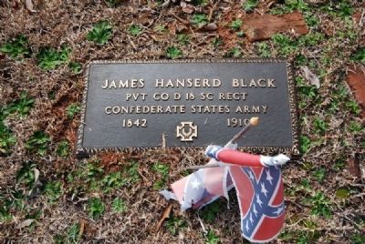 James Hanserd Black Tombstone image. Click for full size.