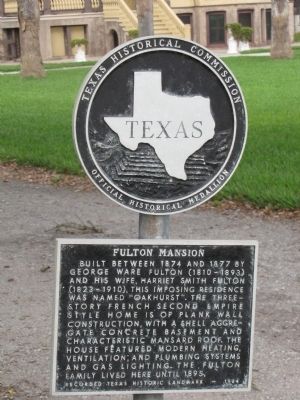 Fulton Mansion Marker image. Click for full size.