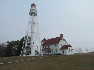 The Lighthouse and Living Quarters. image. Click for full size.