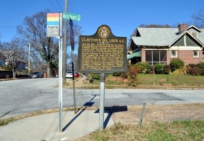 Clayton's Div., Lee's A.C. Marker image. Click for full size.